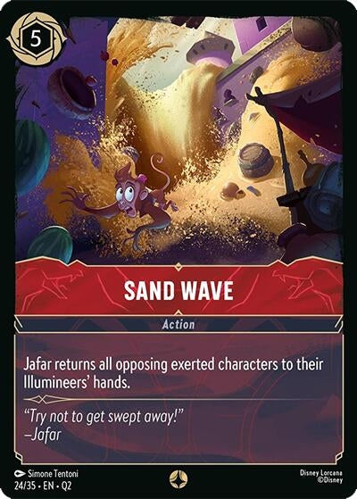 Image for Sand Wave (24/35) (Illumineer's Quest: Palace Heist) (Q2) - Disney Lorcana