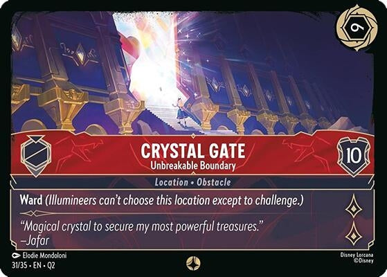 Image for Crystal Gate - Unbreakable Boundary (31/35) (Illumineer's Quest: Palace Heist) (Q2) - Disney Lorcana