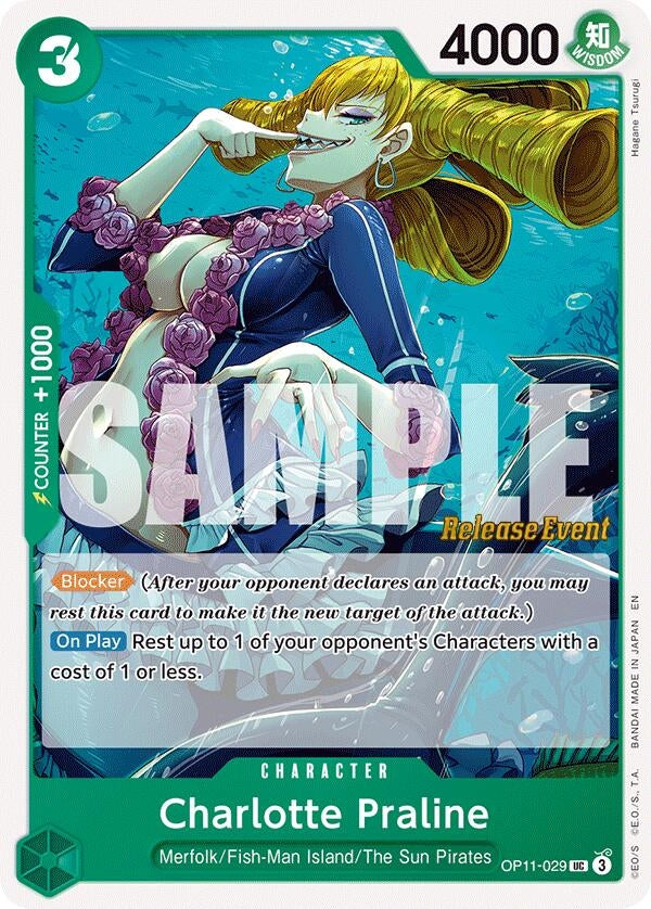 Image for Charlotte Praline (OP11-029) (A Fist of Divine Speed Release Event Cards) (OP11 RE) - One Piece Card Game