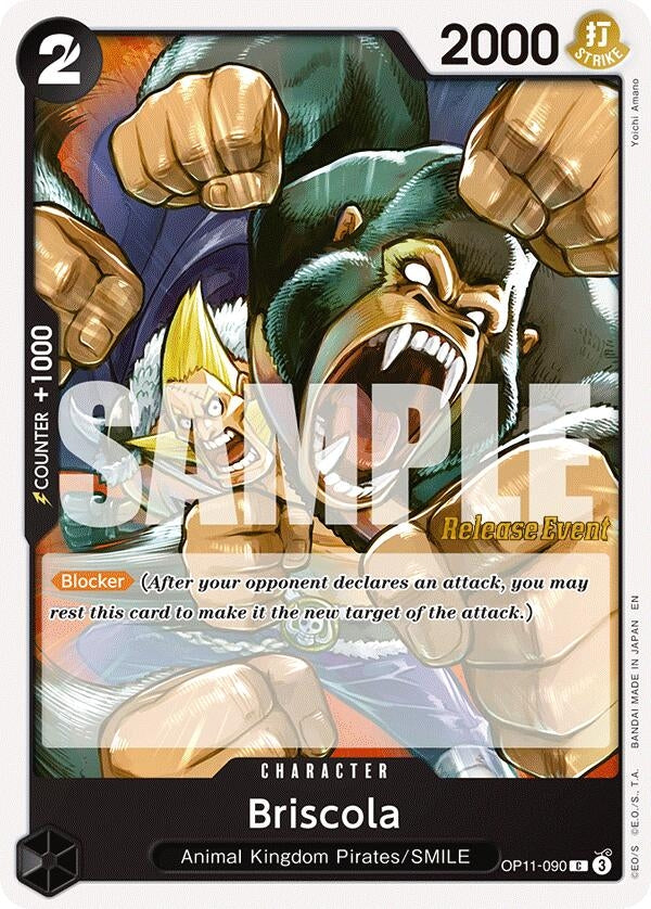 Image for Briscola (OP11-090) (A Fist of Divine Speed Release Event Cards) (OP11 RE) - One Piece Card Game