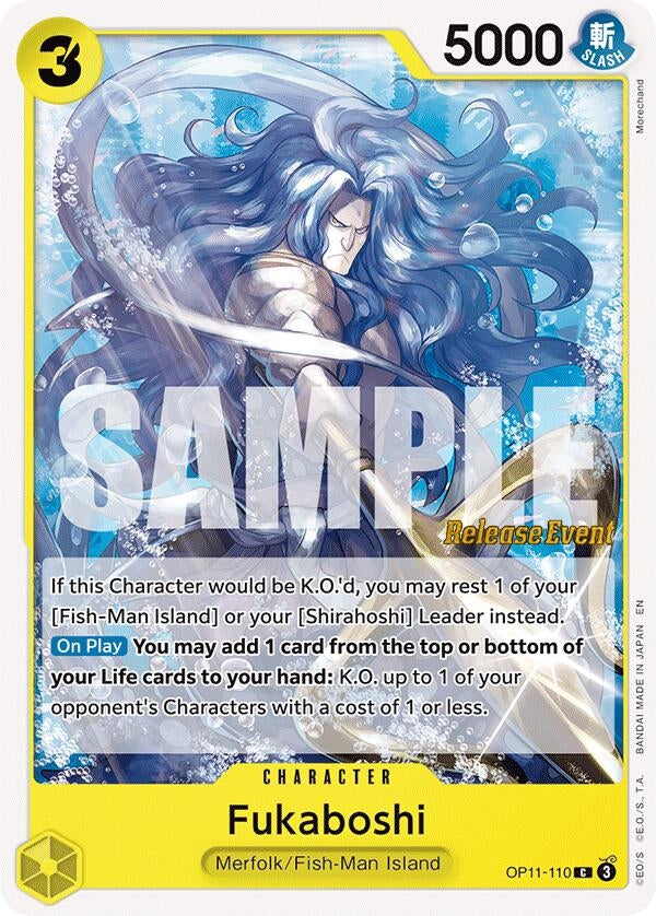 Image for Fukaboshi (OP11-110) (A Fist of Divine Speed Release Event Cards) (OP11 RE) - One Piece Card Game
