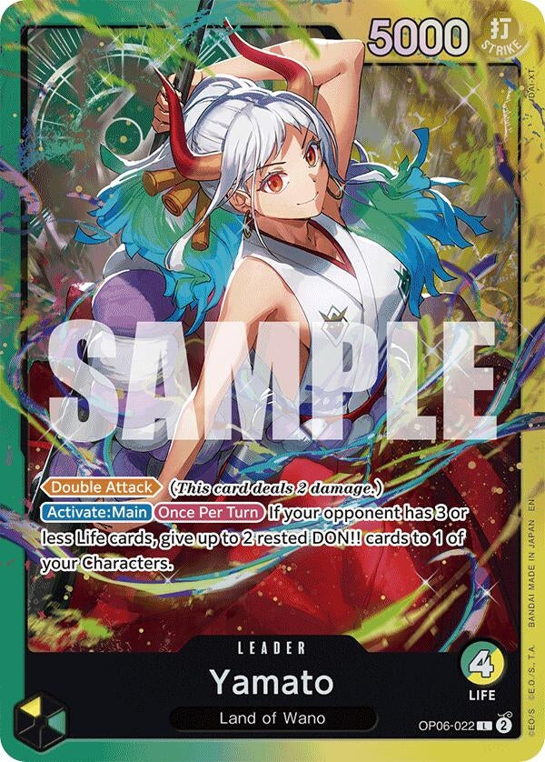Image for Yamato (OP06-022) (OP06-022) (Starter Deck 28: GREEN/YELLOW Yamato) (ST-28) - One Piece Card Game