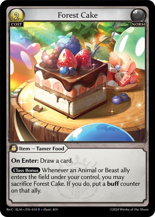 Image for Forest Cake (014) (Silvie, Slime Sovereign Re: Collection Lite) (SLMLTE) - Grand Archive TCG
