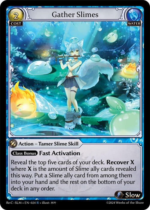 Image for Gather Slimes (024) (Silvie, Slime Sovereign Re: Collection Lite) (SLMLTE) - Grand Archive TCG