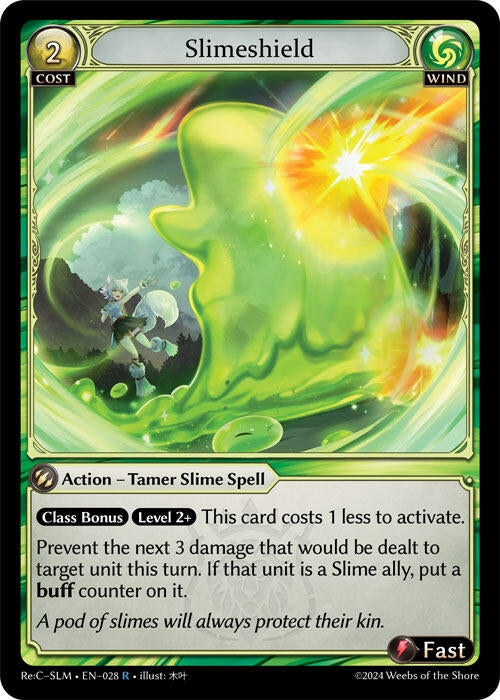 Image for Slimeshield (028) (Silvie, Slime Sovereign Re: Collection Lite) (SLMLTE) - Grand Archive TCG