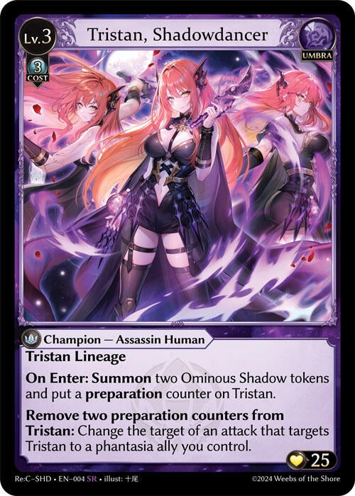 Image for Tristan, Shadowdancer (004) (Tristan, Shadowdancer Re:Collection Lite) (SHDLTE) - Grand Archive TCG