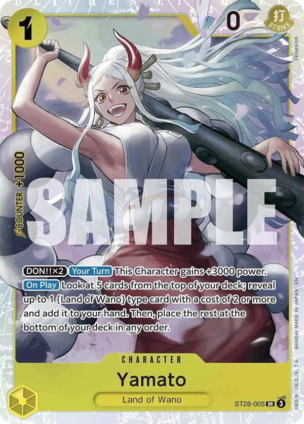 Image for Yamato (ST28-005) (Starter Deck 28: GREEN/YELLOW Yamato) (ST-28) - One Piece Card Game