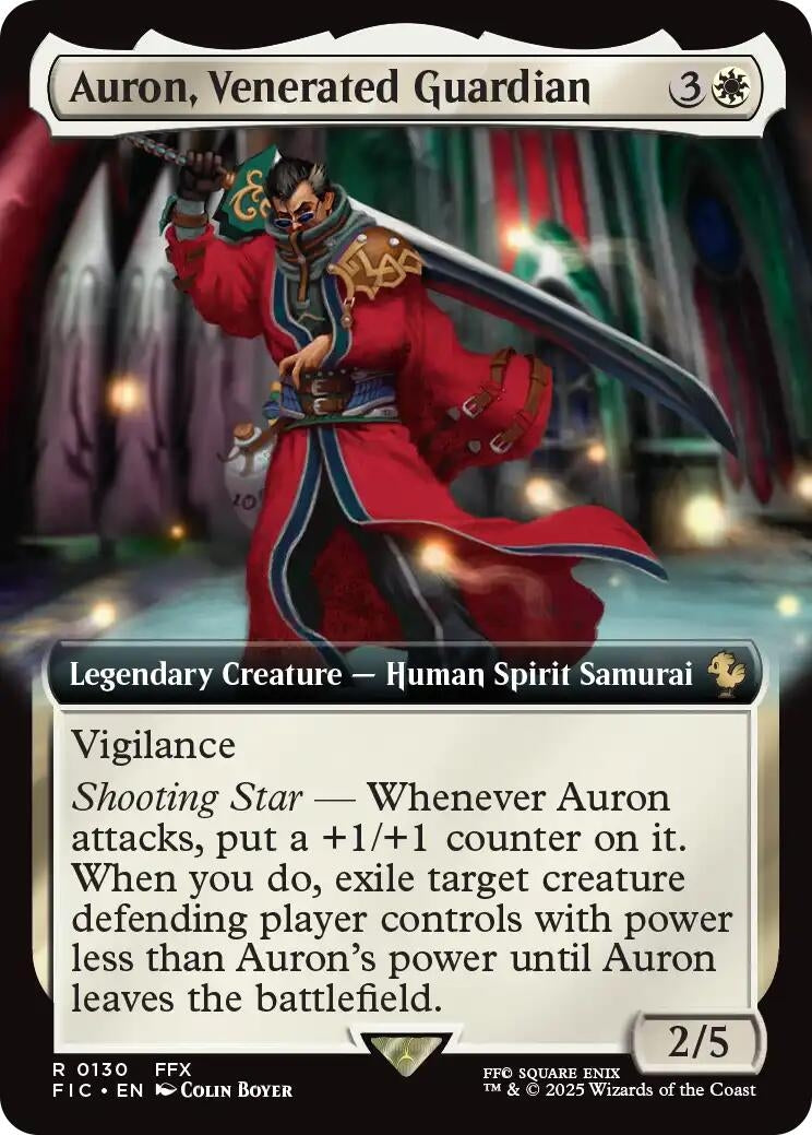 Auron, Venerated Guardian (Extended Art) (130) (FINAL FANTASY)