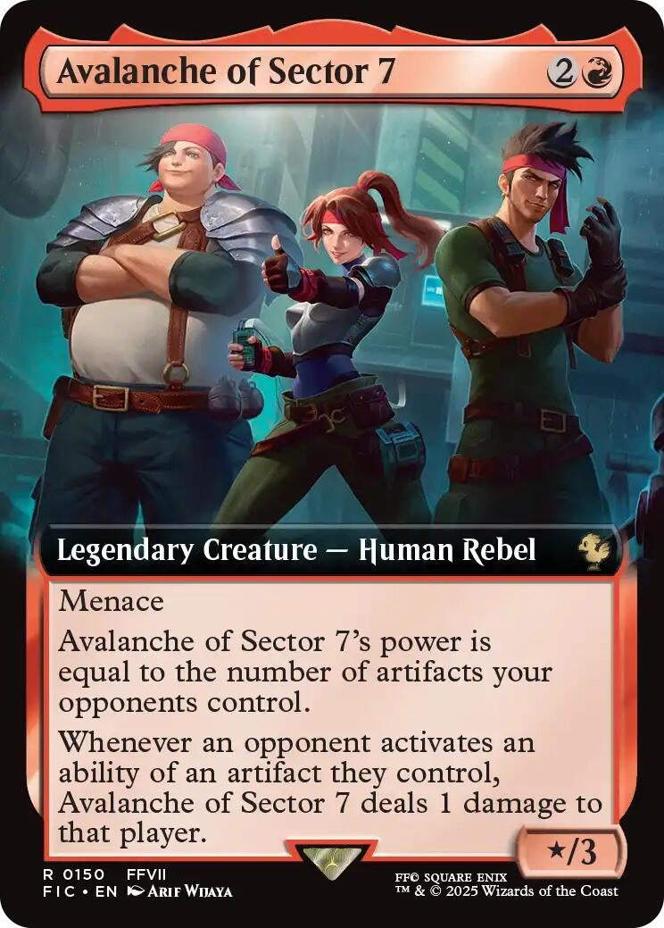 Avalanche of Sector 7 (Extended Art) (150) (FINAL FANTASY)