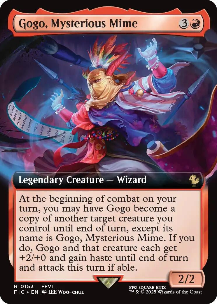 Gogo, Mysterious Mime (Extended Art) (153) (FINAL FANTASY)
