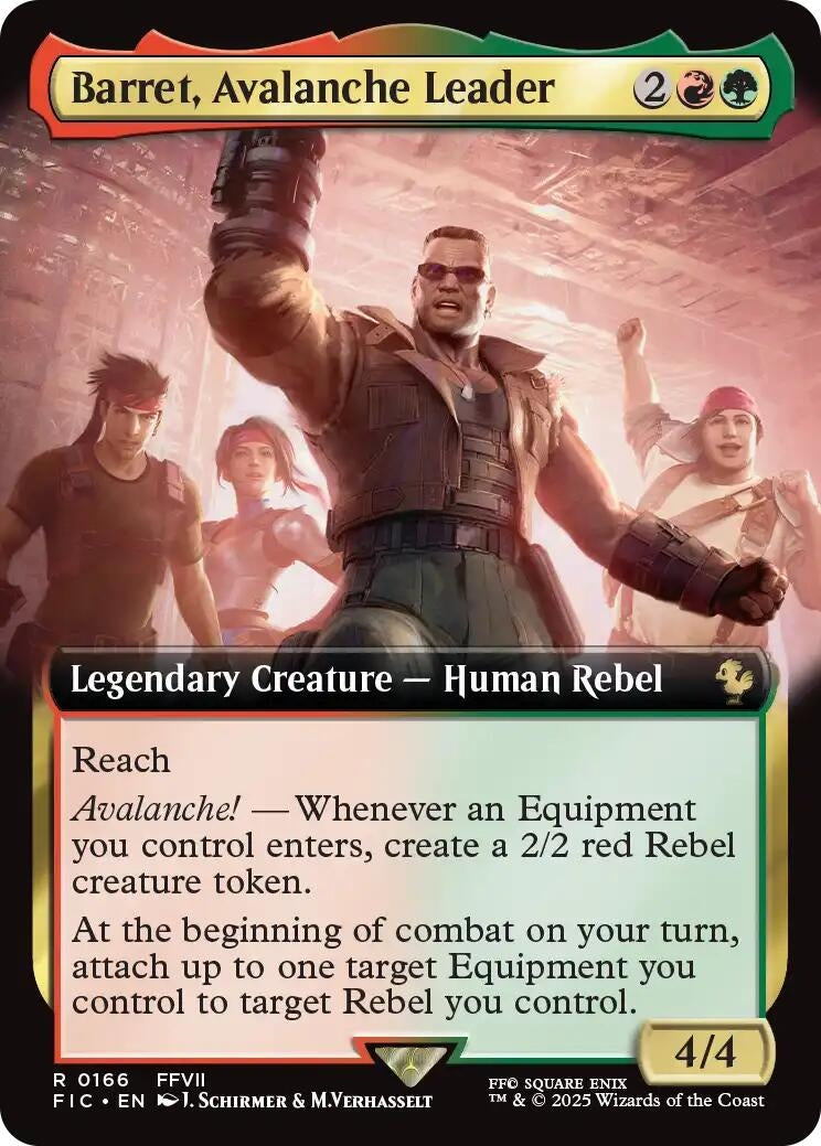 Barret, Avalanche Leader (Extended Art) (166) (FINAL FANTASY)
