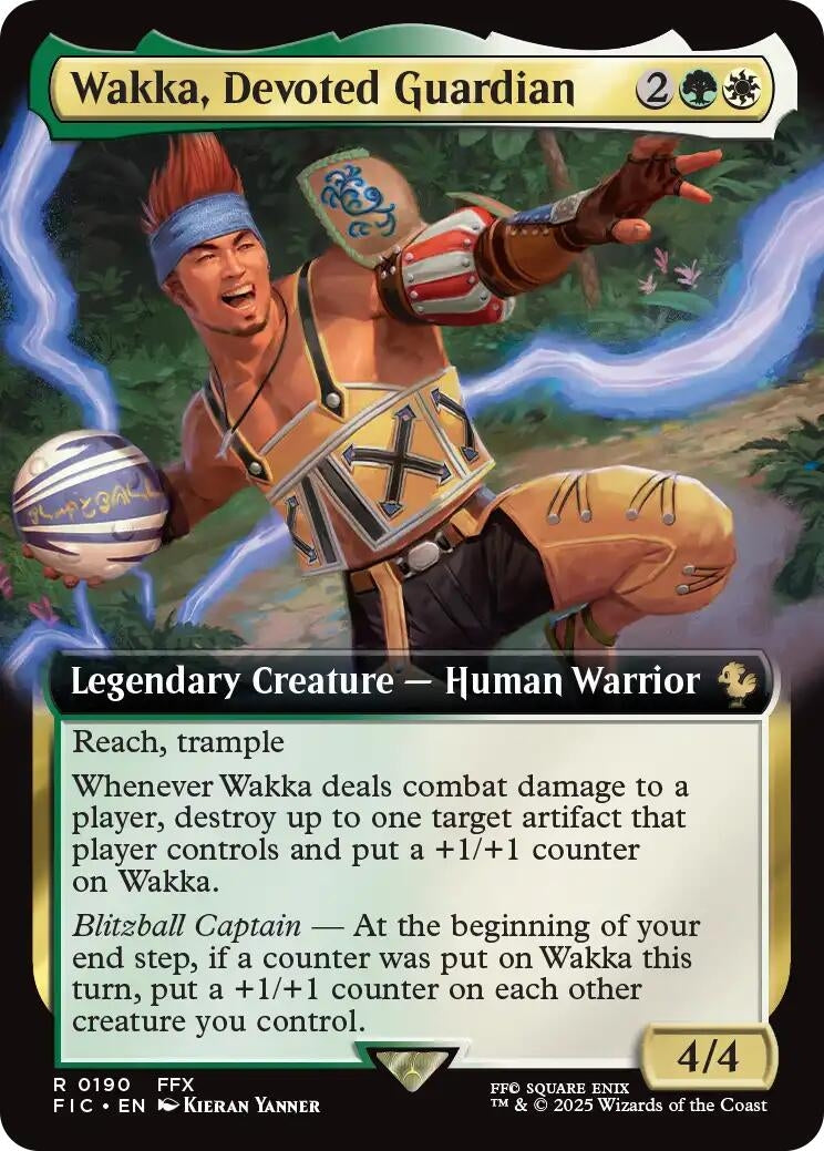 Wakka, Devoted Guardian (Extended Art) (190) (FINAL FANTASY) - PokeBox USA