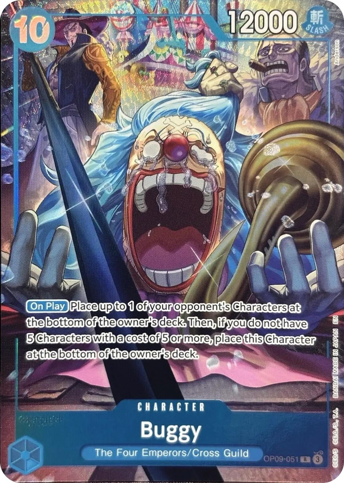 Image for Buggy (051) (English Version 2nd Anniversary Set) (OP09-051) (One Piece Promotion Cards) (OP-PR) - One Piece Card Game