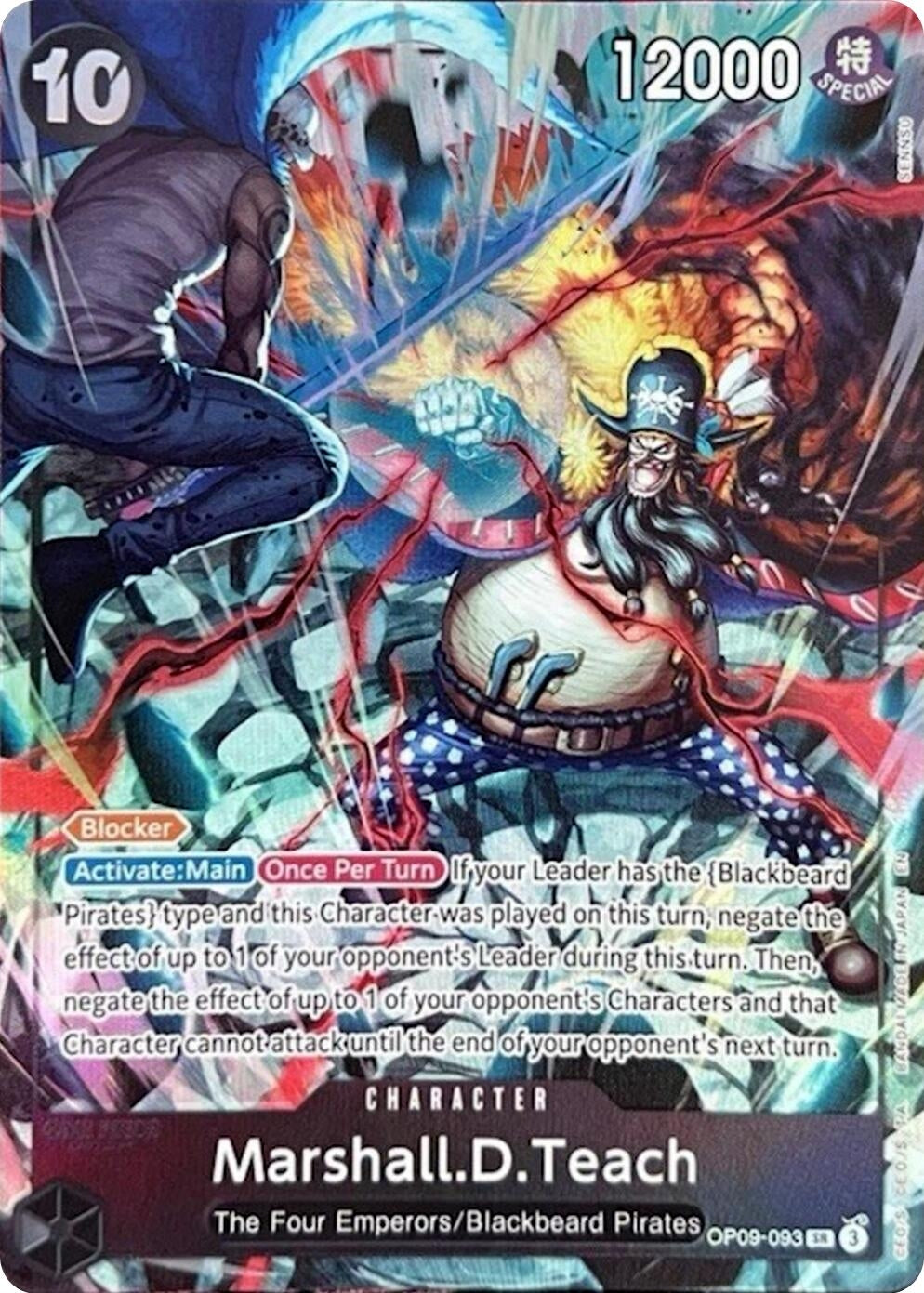 Image for Marshall.D.Teach (093) (English Version 2nd Anniversary Set) (OP09-093) (One Piece Promotion Cards) (OP-PR) - One Piece Card Game