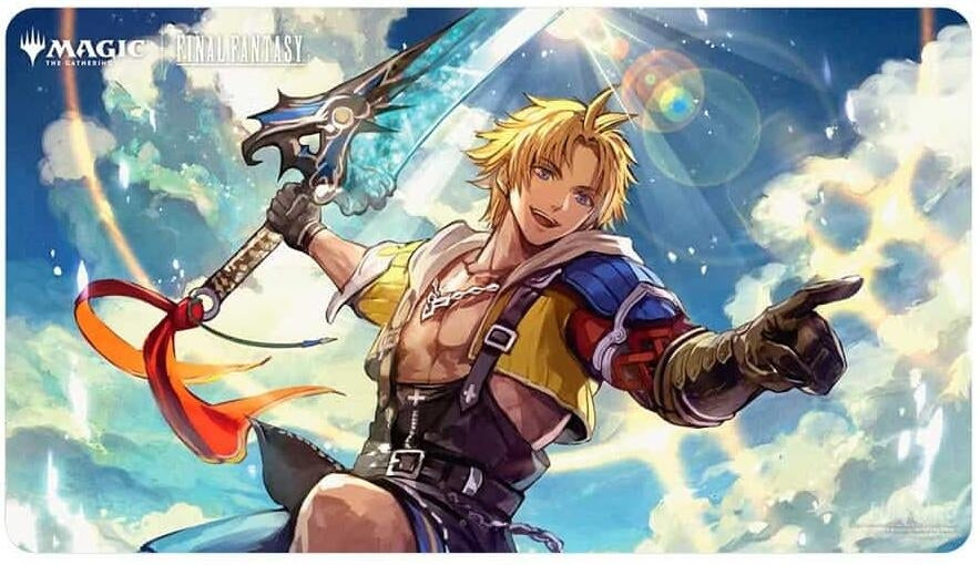 Image for FINAL FANTASY Playmat for Magic: The Gathering - Commander Tidus, Yuna's Guardian - Playmats