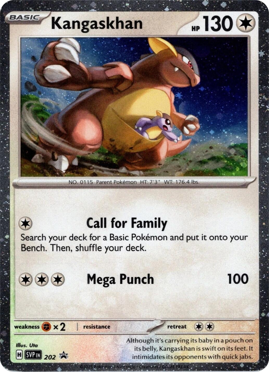 Image for Kangaskhan - 202 (Cosmos Holo) (202) (SV: Scarlet & Violet Promo Cards) (SVP) - Pokemon