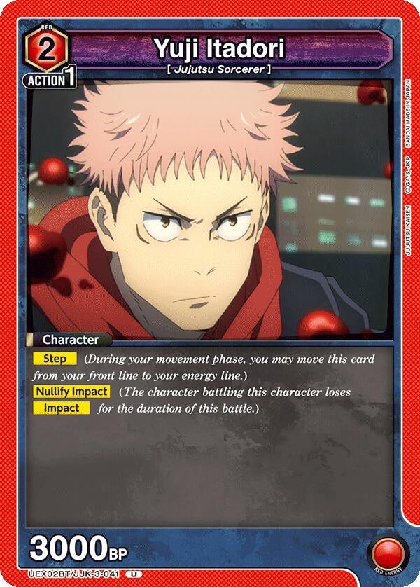 Image for Yuji Itadori (041) (UEX02BT/JJK-3-041) (UEX02BT: Jujutsu Kaisen Vol.2) (UEX02BT) - Union Arena