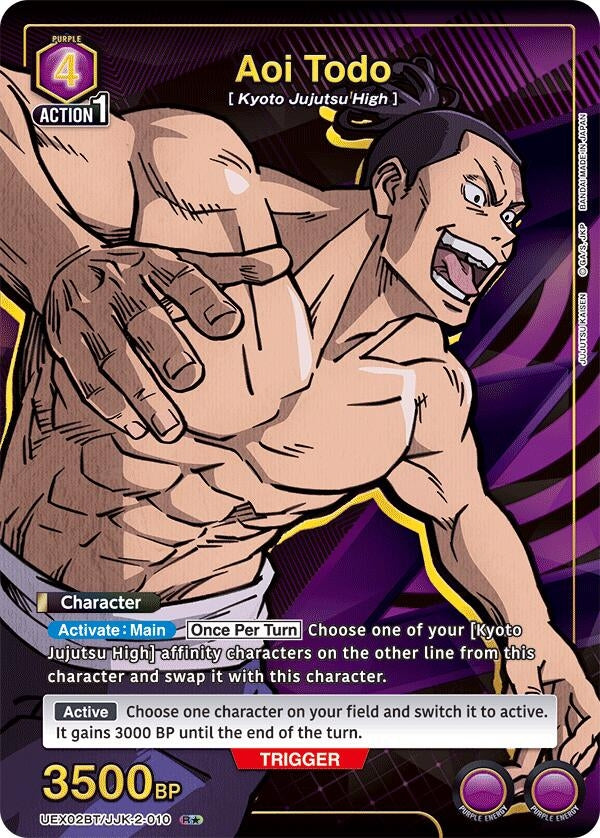 Image for Aoi Todo (R*) (UEX02BT/JJK-2-010) (UEX02BT: Jujutsu Kaisen Vol.2) (UEX02BT) - Union Arena