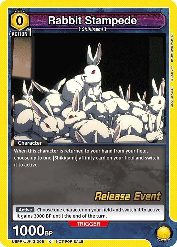 Image for Rabbit Stampede (UEPR/JJK-3-008) (UEX02BT: Jujutsu Kaisen Vol.2 Release Event Cards) (UEX02BT_RE) - Union Arena