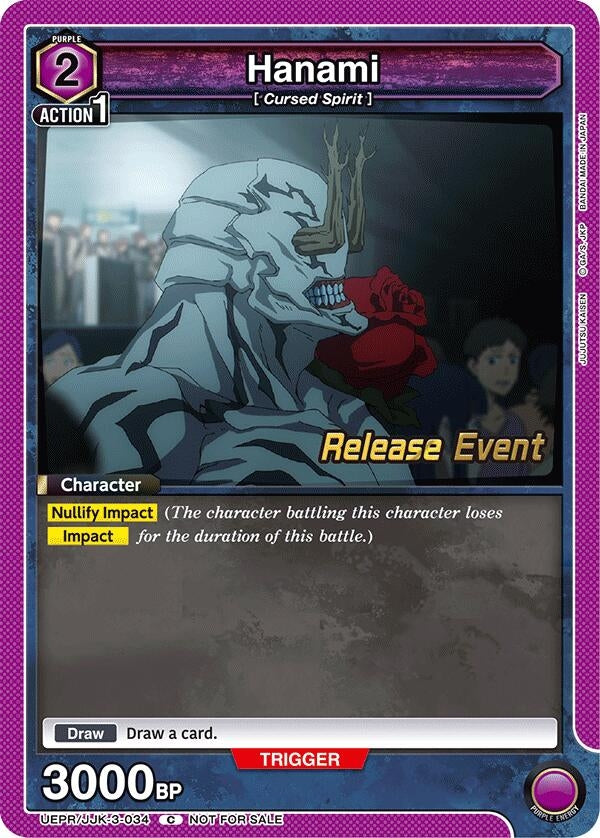 Image for Hanami (034) (UEPR/JJK-3-034) (UEX02BT: Jujutsu Kaisen Vol.2 Release Event Cards) (UEX02BT_RE) - Union Arena