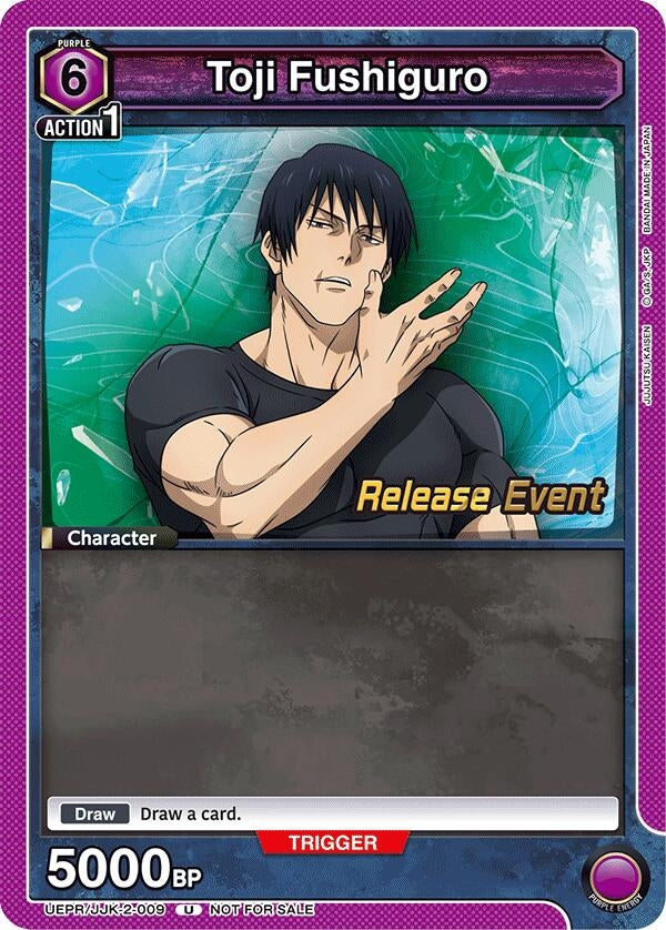 Image for Toji Fushiguro (009) (UEPR/JJK-2-009) (UEX02BT: Jujutsu Kaisen Vol.2 Release Event Cards) (UEX02BT_RE) - Union Arena