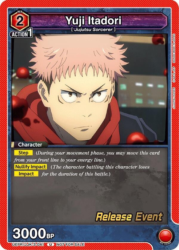 Image for Yuji Itadori (041) (UEPR/JJK-3-041) (UEX02BT: Jujutsu Kaisen Vol.2 Release Event Cards) (UEX02BT_RE) - Union Arena