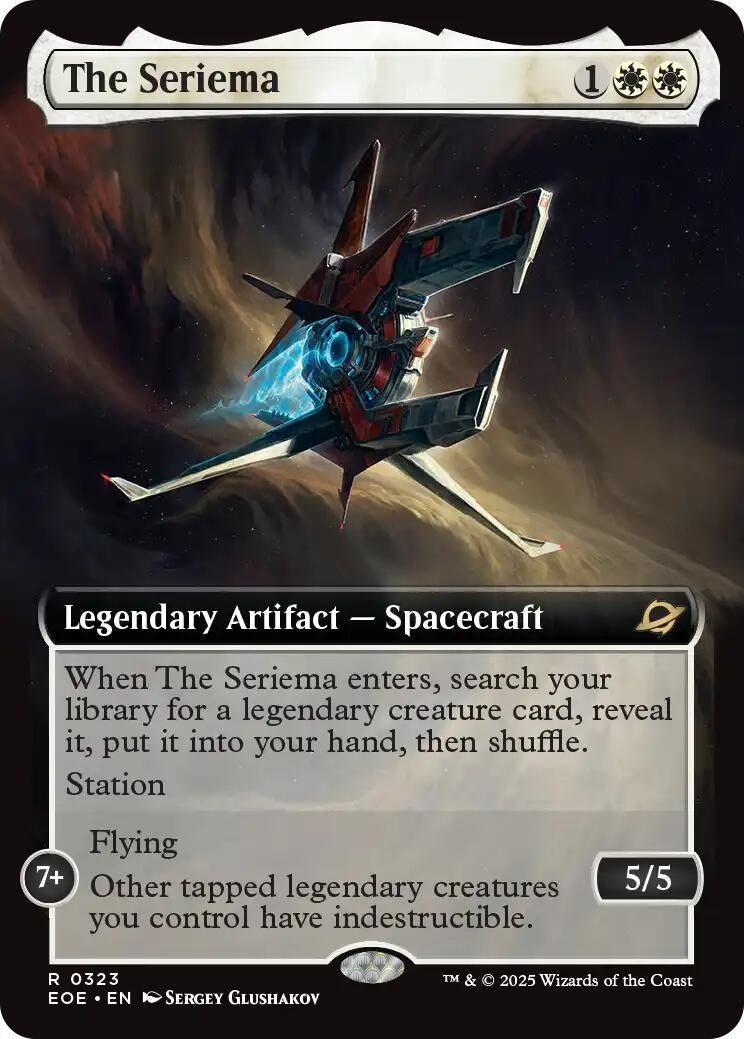The Seriema (Extended Art) (323) (Edge of Eternities) - PokeBox USA