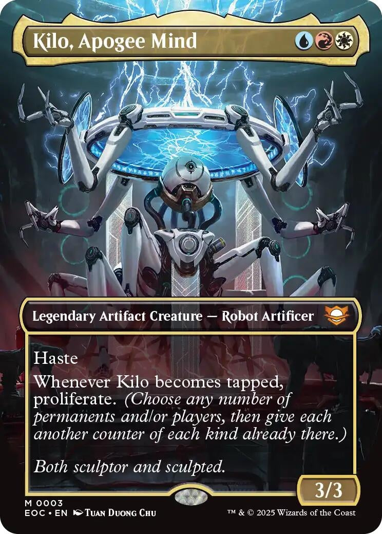 Kilo, Apogee Mind (Borderless) (3) (Edge of Eternities) - PokeBox USA