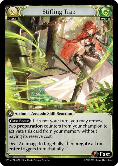 Stifling Trap (022) (Supporter Pack 3) - PokeBox USA
