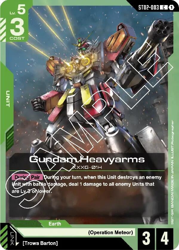 Image for Gundam Heavyarms (ST02-003) (Starter Deck 02: Wings of Advance) (ST02) - Gundam Card Game