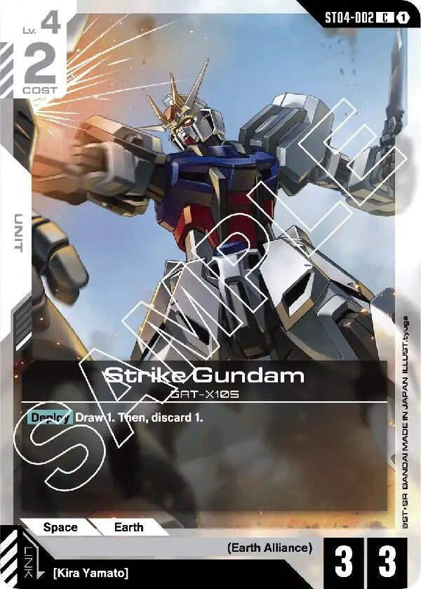 Image for Strike Gundam (ST04-002) (Starter Deck 04: SEED Strike) (ST04) - Gundam Card Game