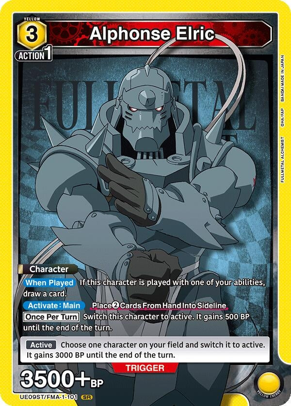 Image for Alphonse Elric (101) (UE09ST/FMA-1-101) (UE09ST: FULLMETAL ALCHEMIST Starter Deck) (UE09ST) - Union Arena