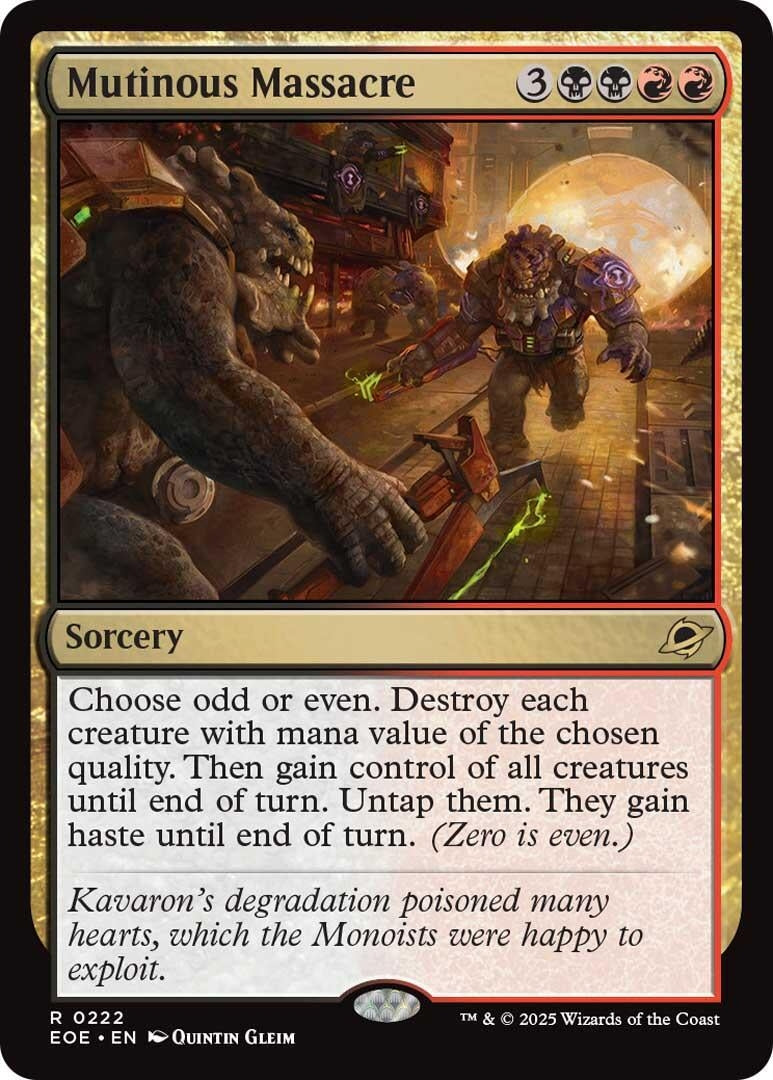 Mutinous Massacre (222) (Edge of Eternities)