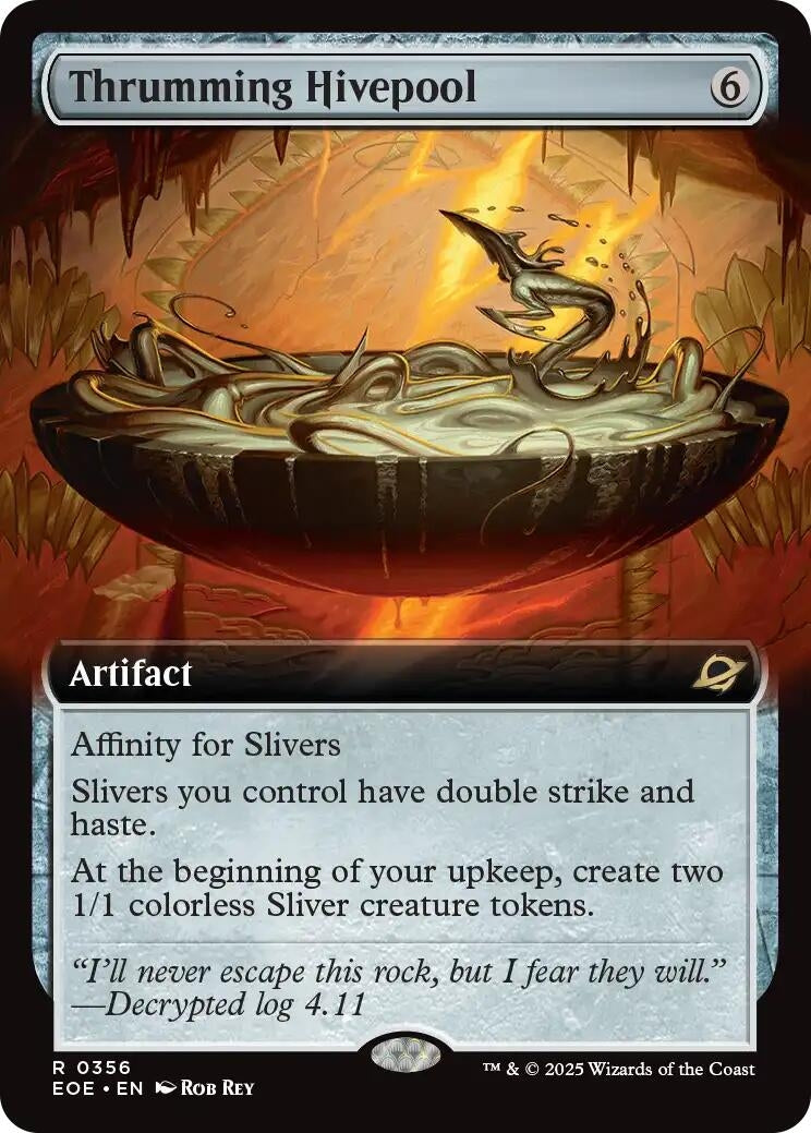 Thrumming Hivepool (Extended Art) (356) (Edge of Eternities)
