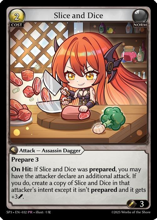 Image for Slice and Dice (032) (032) (Supporter Pack 3) (SP3) - Grand Archive TCG