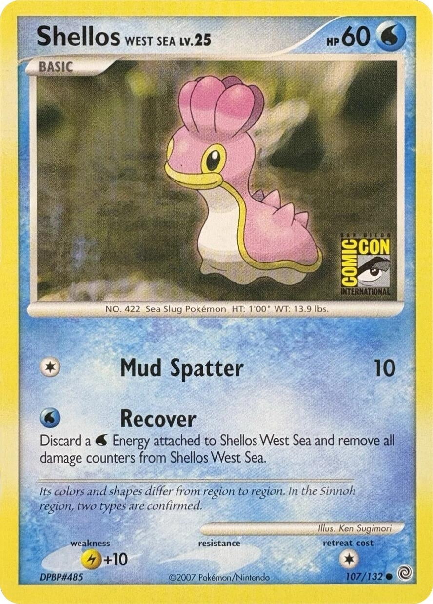 Image for Shellos West Sea (SDCC 2007) (107/132) (Miscellaneous Cards & Products) (MCAP) - Pokemon