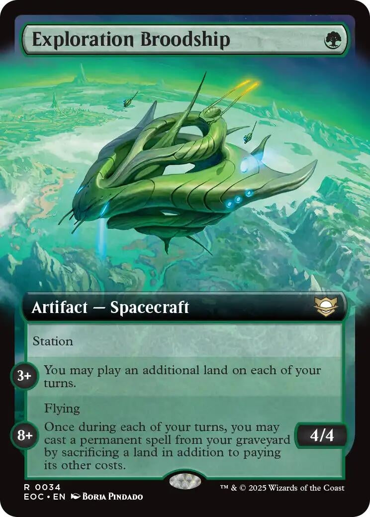 Exploration Broodship (Extended Art) (34) (Edge of Eternities) - PokeBox USA
