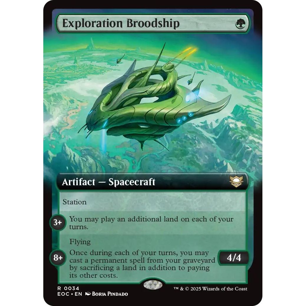 Exploration Broodship (Extended Art) (34) (Edge of Eternities) - PokeBox USA