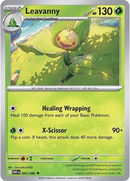 Image for Leavanny (003/086) (SV: White Flare) (WHT) - Pokemon