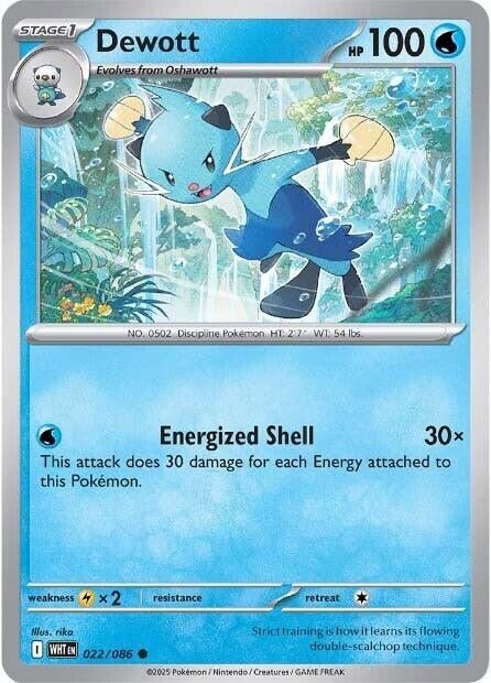 Image for Dewott (022/086) (SV: White Flare) (WHT) - Pokemon