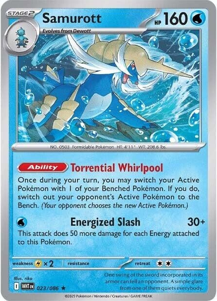 Image for Samurott (023/086) (SV: White Flare) (WHT) - Pokemon