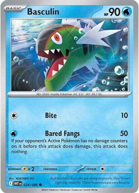 Image for Basculin (024/086) (SV: White Flare) (WHT) - Pokemon