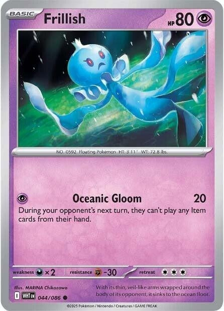 Image for Frillish (044/086) (SV: White Flare) (WHT) - Pokemon