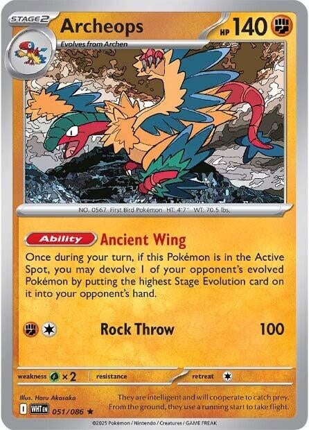 Image for Archeops (051/086) (SV: White Flare) (WHT) - Pokemon