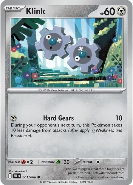 Image for Klink (061/086) (SV: Black Bolt) - Pokemon
