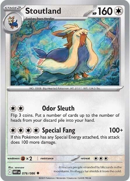 Image for Stoutland (076/086) (SV: White Flare) (WHT) - Pokemon
