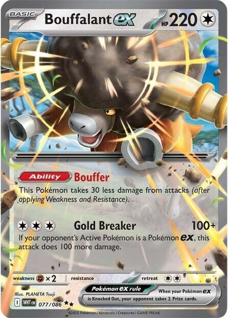 Image for Bouffalant ex (077/086) (SV: White Flare) (WHT) - Pokemon
