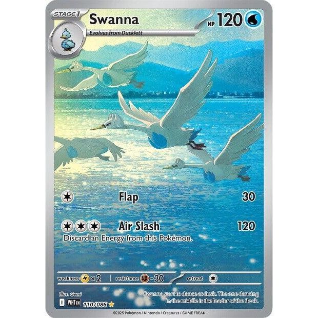 Swanna (110/086) (SV: White Flare) - PokeBox USA