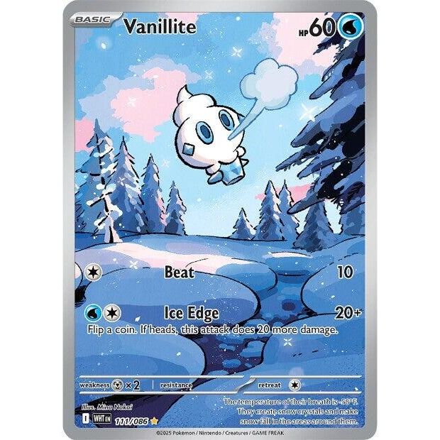 Vanillite (111/086) (SV: White Flare) - PokeBox USA