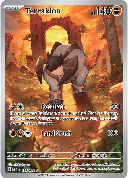 Image for Terrakion (135/086) (SV: White Flare) (WHT) - Pokemon
